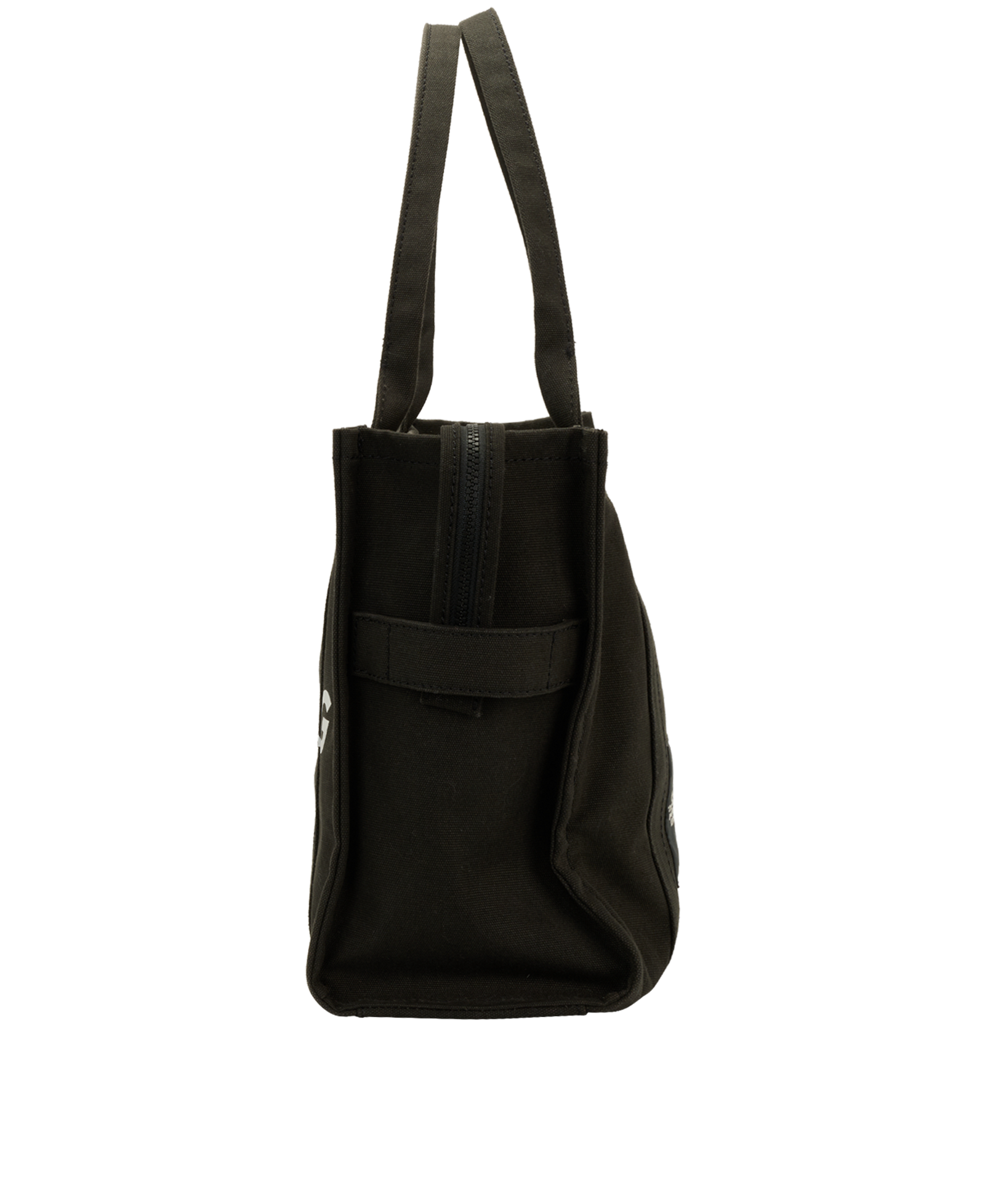 The Tote Bag, &pound;180, Handbags, Black, Canvas, Bottom view